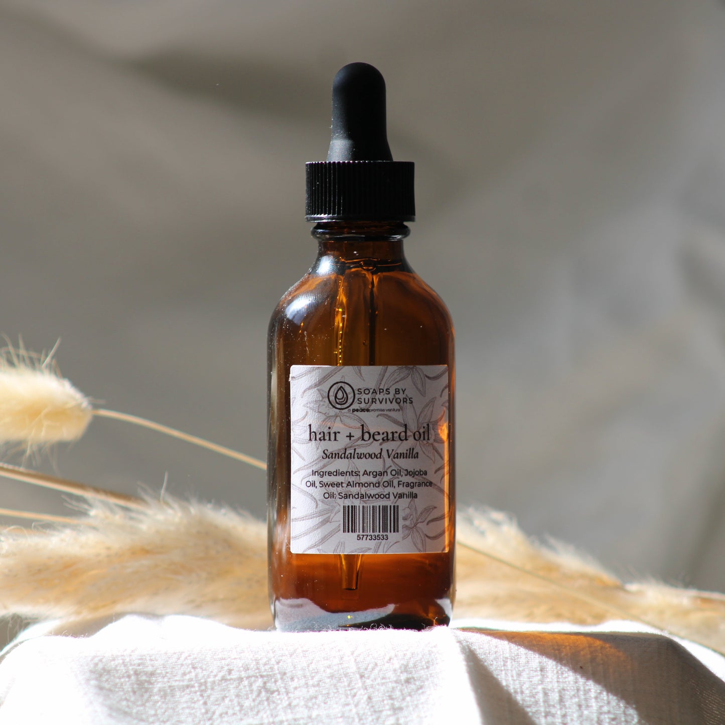 Sandalwood Vanilla Hair + Beard Oil
