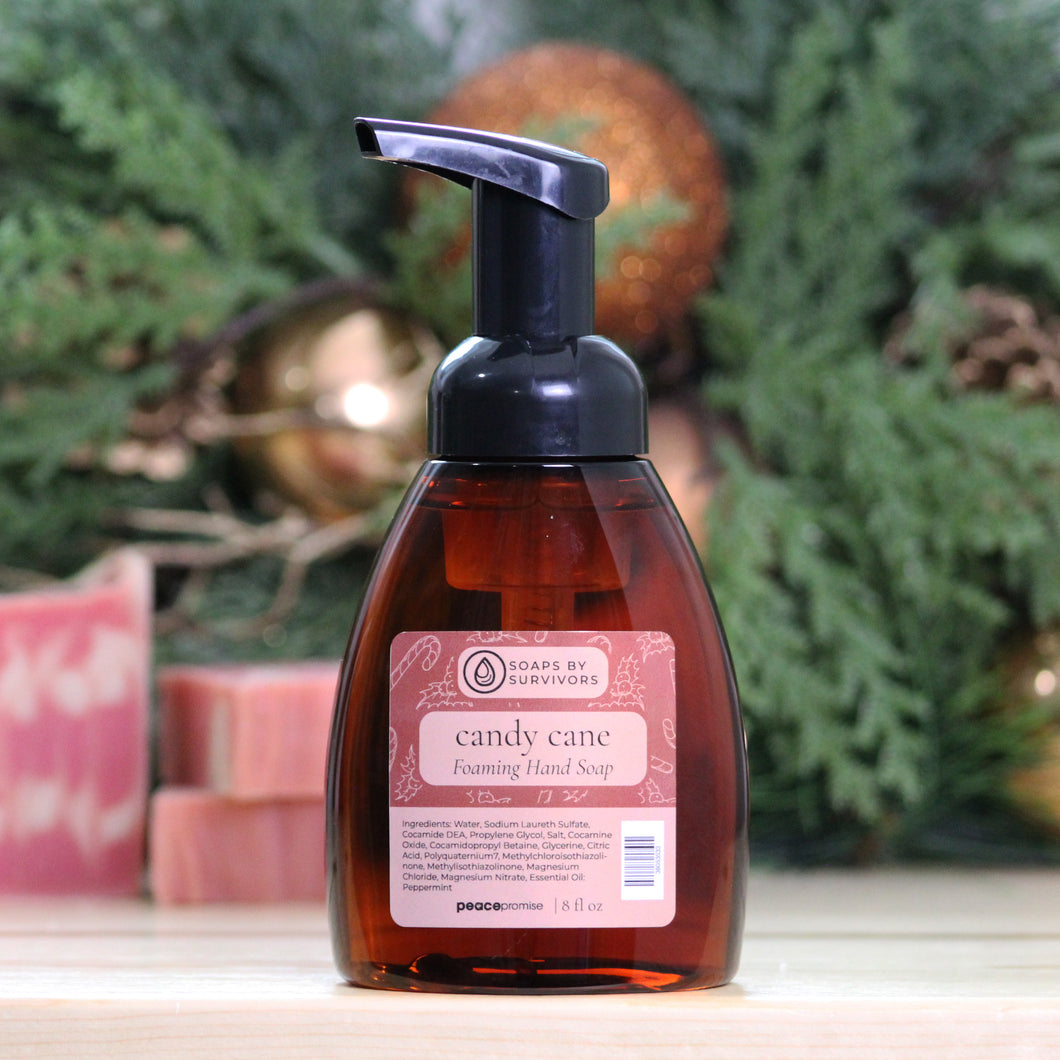 Candy Cane Foaming Hand Soap