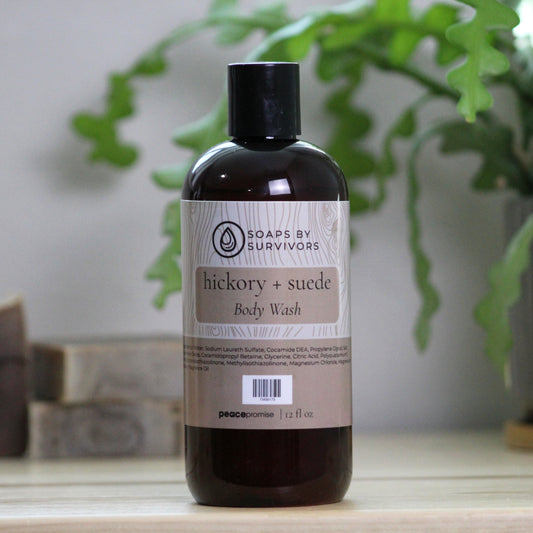 Hickory + Suede Body Wash