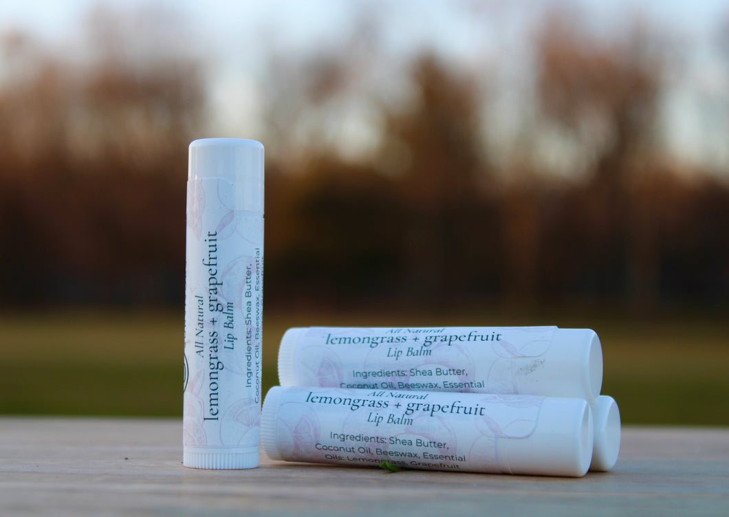 Lemongrass + Grapefruit Lip Balm