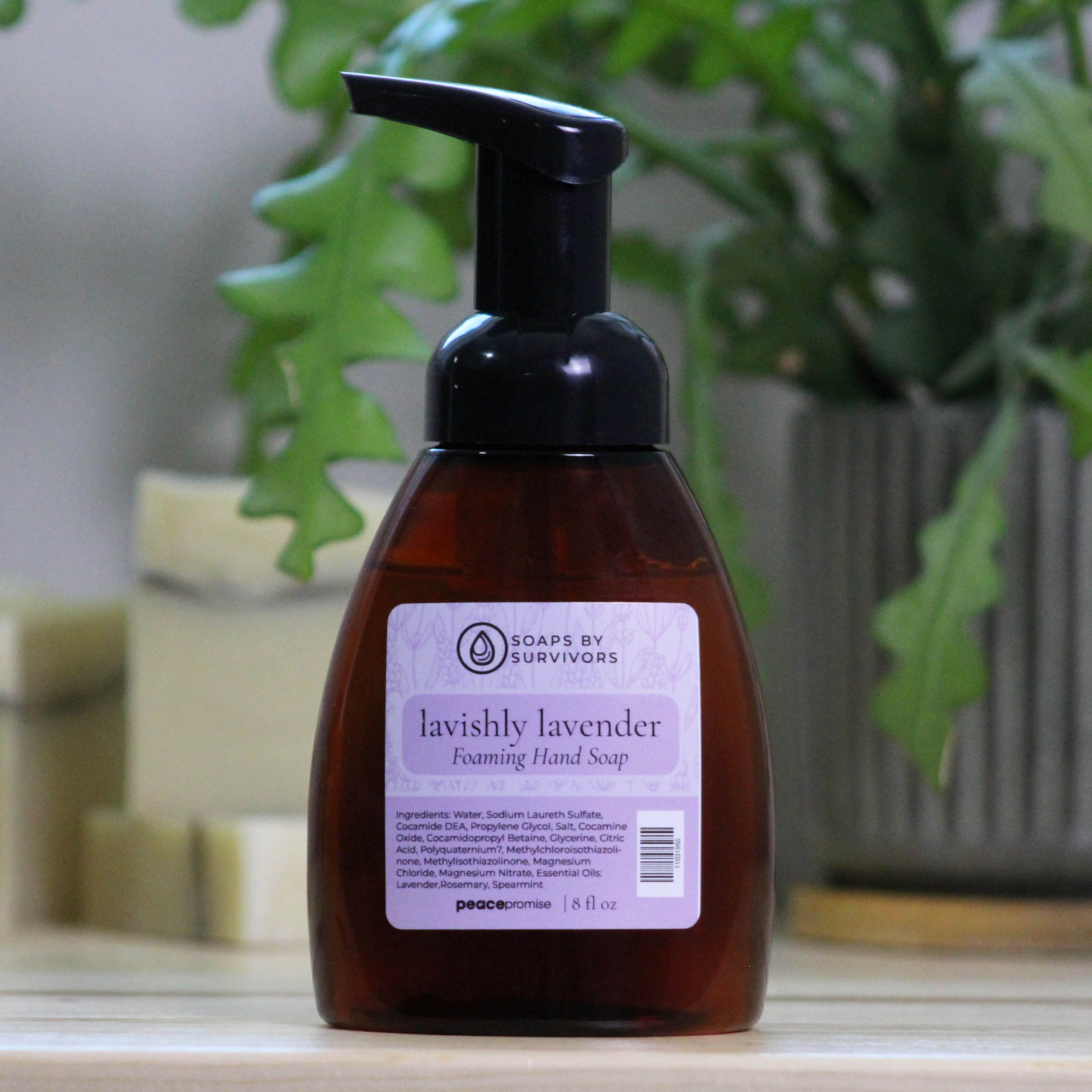 Lavishly Lavender Foaming Hand Soap – Soaps by Survivors