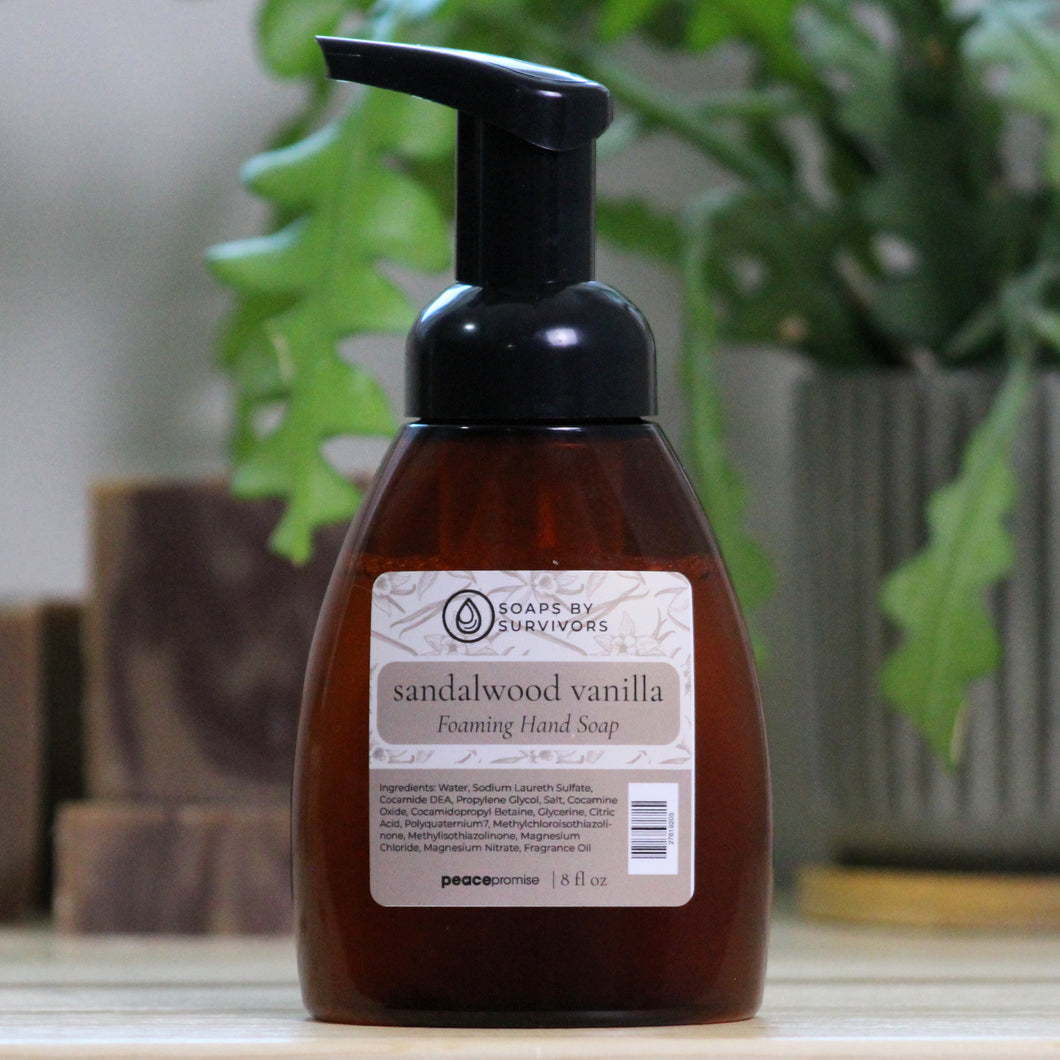 Sandalwood Vanilla Foaming Hand Soap