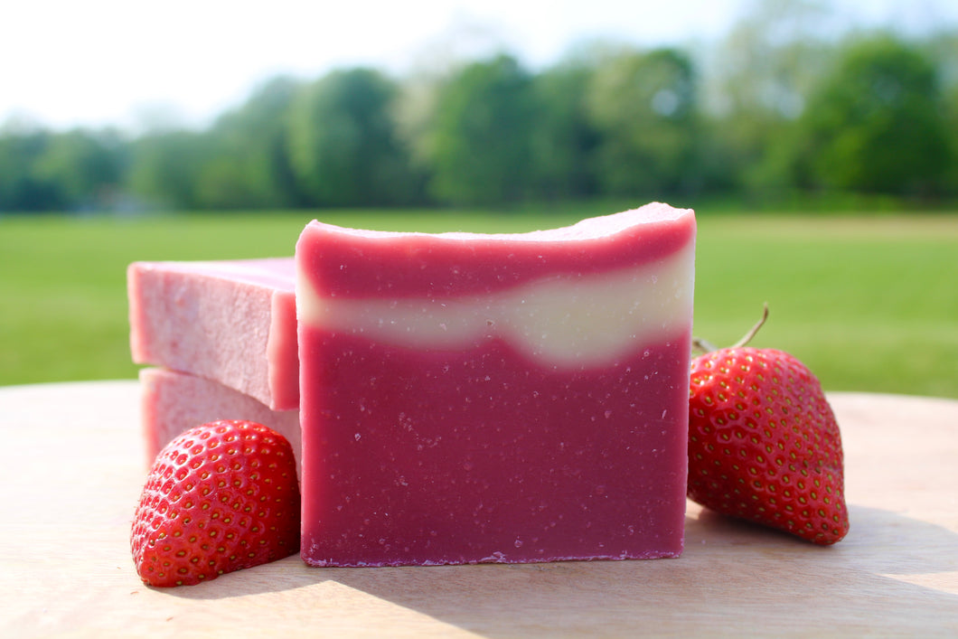Strawberries + Cream Soap