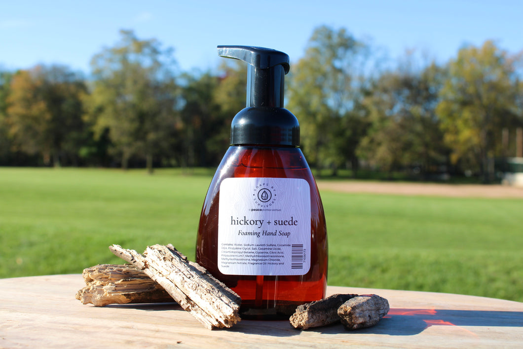 Hickory + Suede Foaming Hand Soap