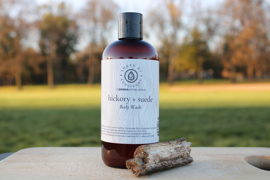 Hickory + Suede Body Wash